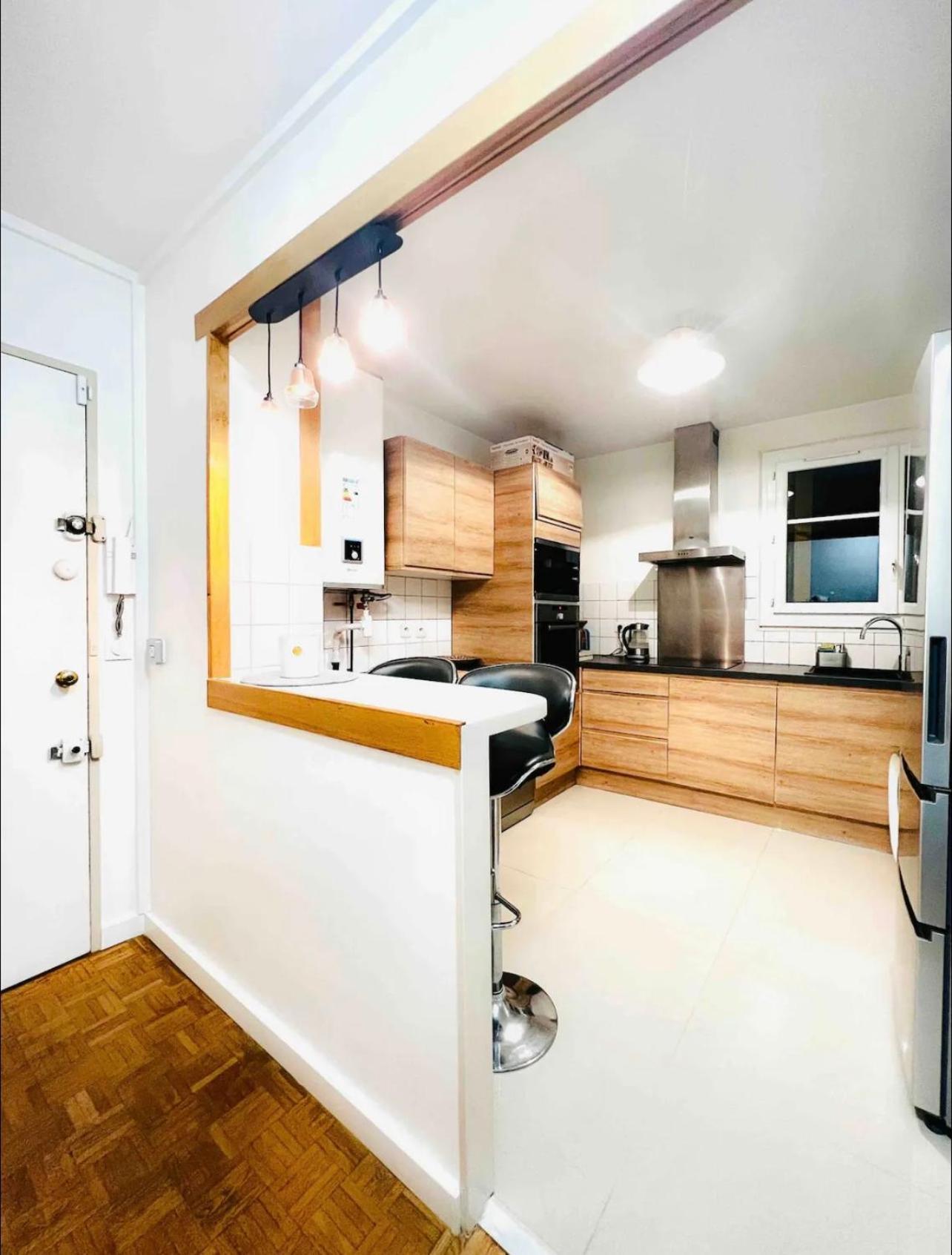 Modern 2 Bedroom Apartment Near Paris Metro, Giant Flat Screen Tv 85 Inches, Balcony, Free Parking Ivry-sur-Seine Bagian luar foto