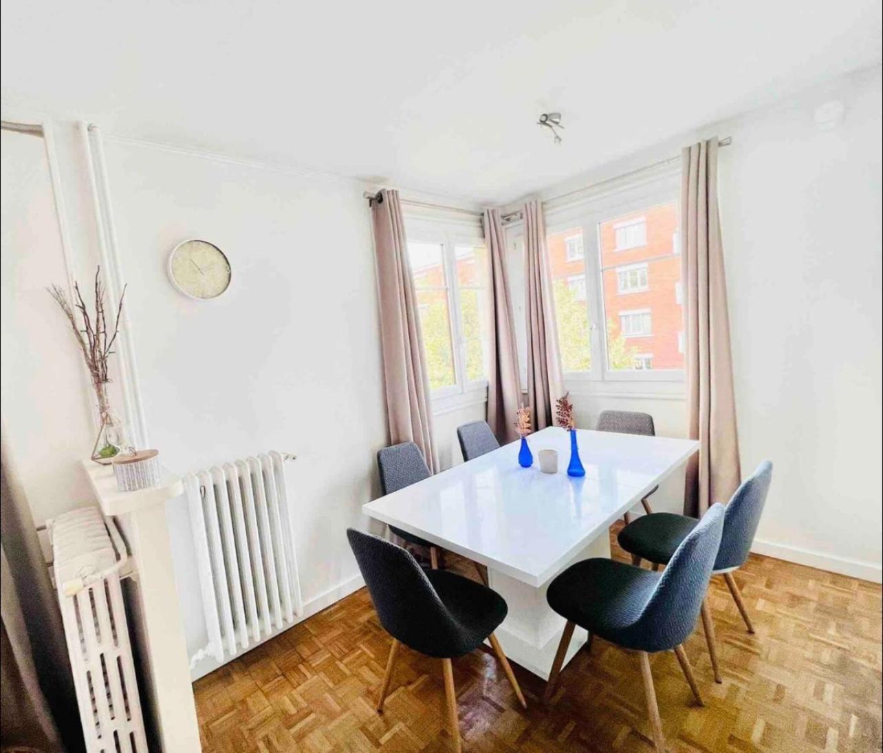 Modern 2 Bedroom Apartment Near Paris Metro, Giant Flat Screen Tv 85 Inches, Balcony, Free Parking Ivry-sur-Seine Bagian luar foto
